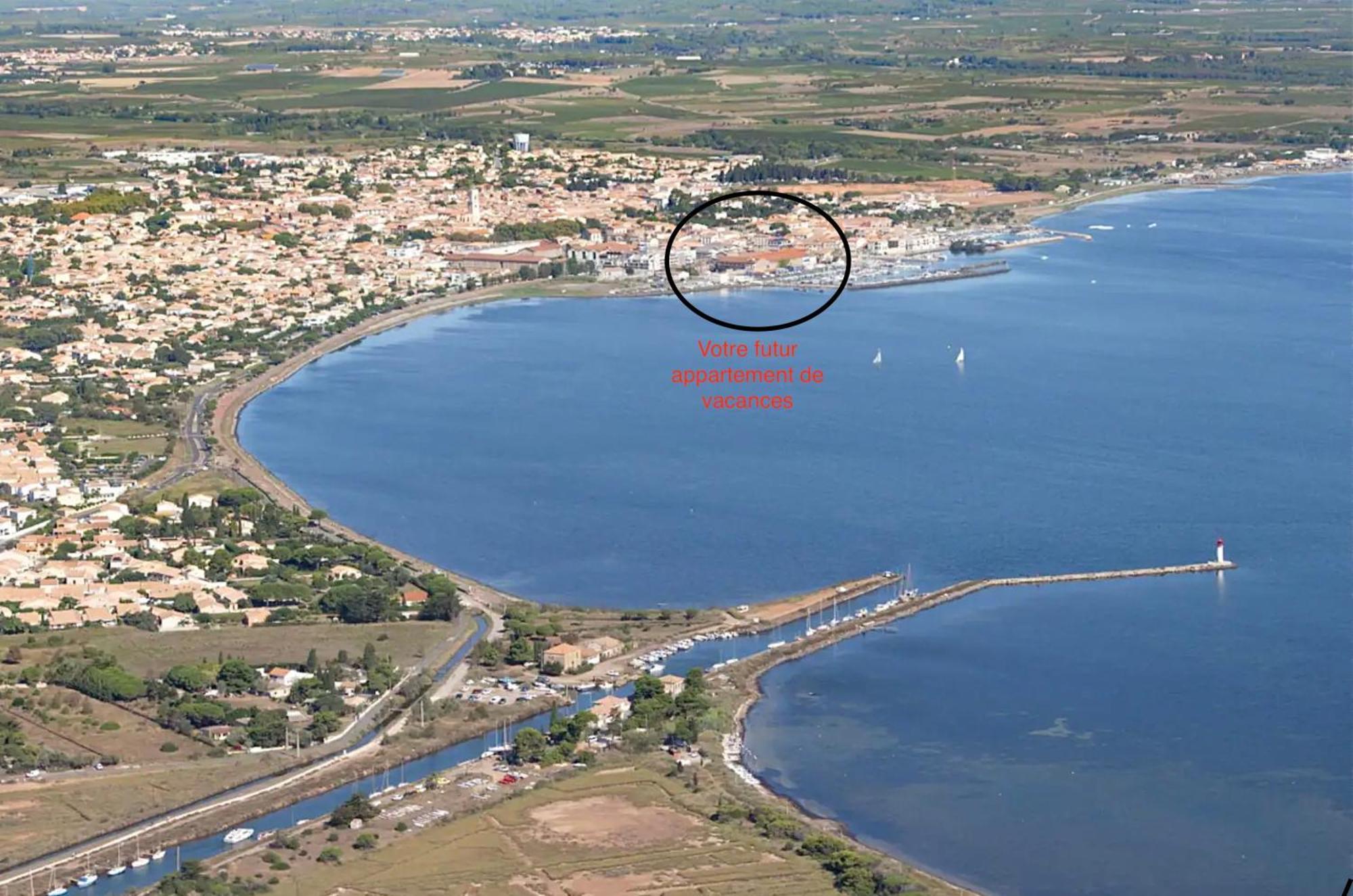 Appartement Un Endroit De Reve à Marseillan  Extérieur photo